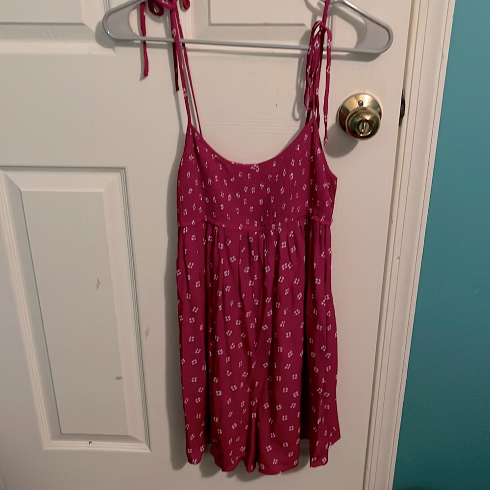 Urban Outfitters Pink floral romper